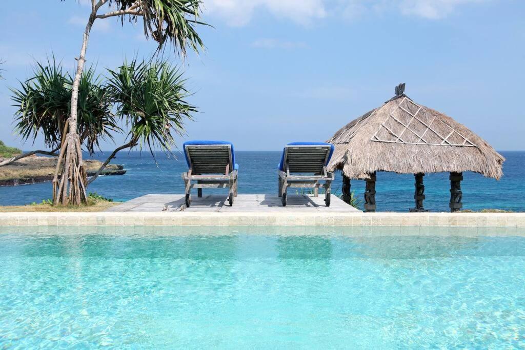 Villa Lumba Lumba - Oceanfront & Spectacular View! 누사 렘봉안 외부 사진